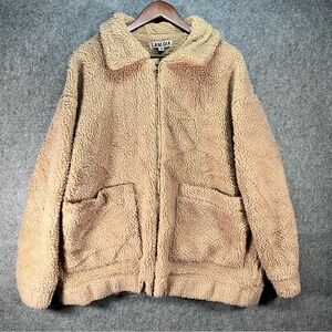 I Am Gia Pixie Coat Size S Small Caramel Teddy Sherpa Jacket
